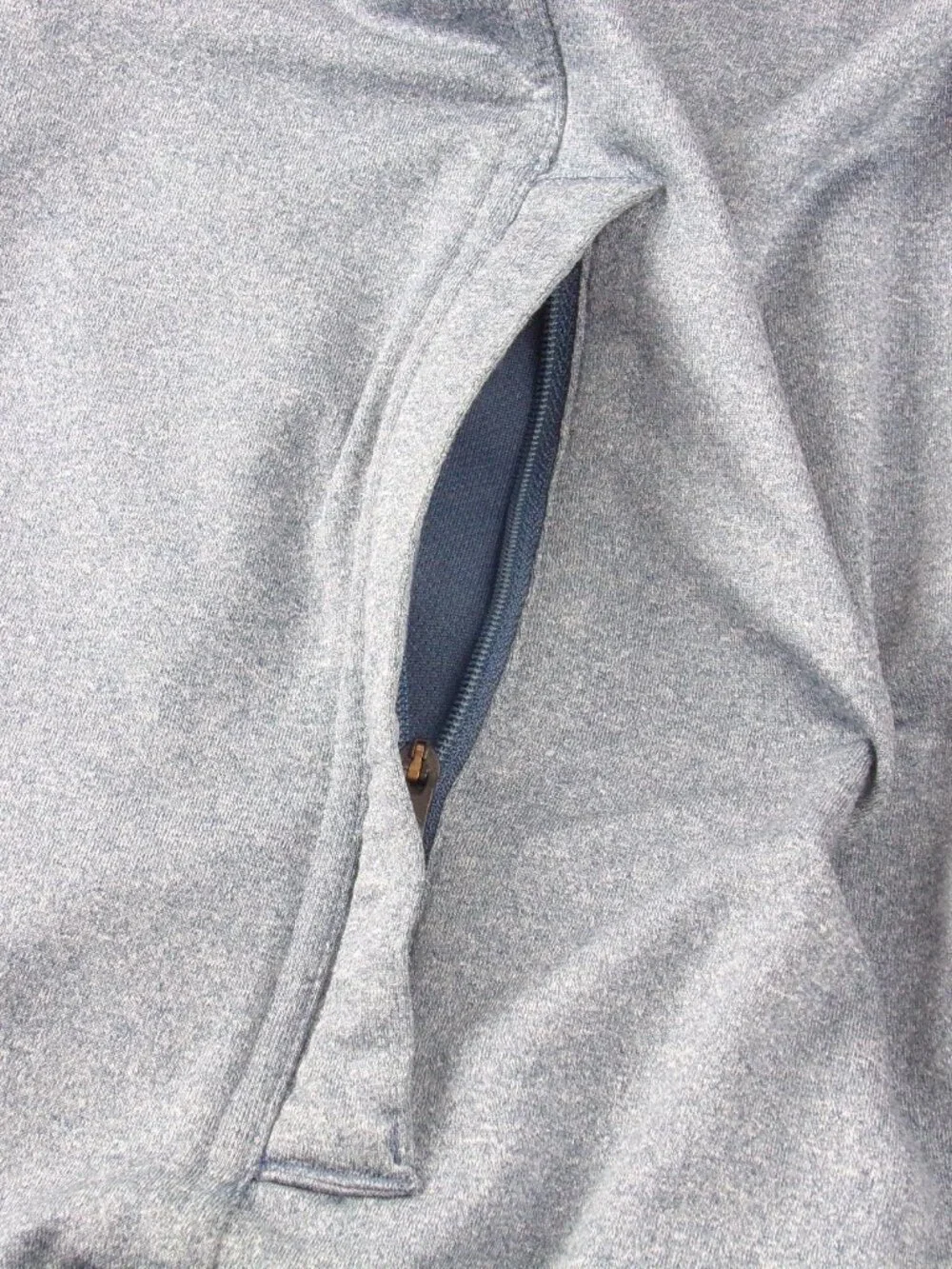 Adidas Adizero Full Zip Jacket XL Blue Logo Wicking Zip Pockets
